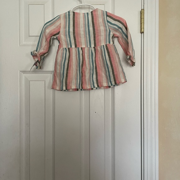 NWT🔖Carter's
Baby👶Girl👧Striped Linen Top & pants👖 Outfit Size 6 Months - Picture 5 of 8